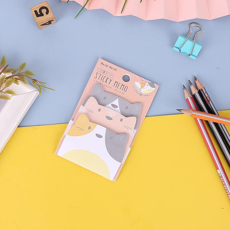 Creative Cute Animal-Shaped Sticky Notes (45 Sheets) - Reusable Planner Pads