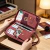 Genuine Leather Women's Anti-Theft Passport Holder & Large Capacity Wallet
