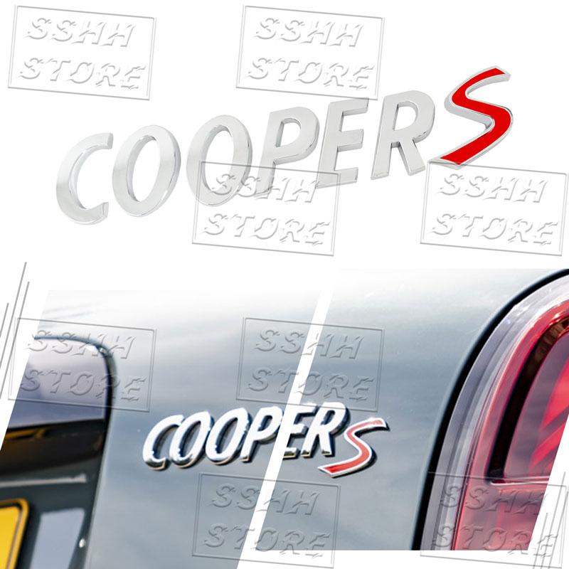 Car-Styling COOPER SD Emblem Car Trunk Body Stickers For Cooper S JCW R55 R56 R57 R58 F54 F55 F56 F57 F60 Countryman