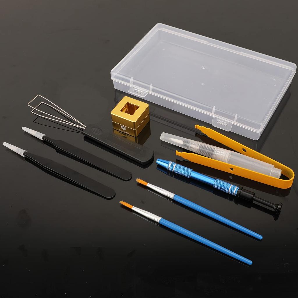 Panjshirv Keyboard Key Switch Tester Lubrication Kit Switch Tester Opener Acrylic Lube Station Removal Platform (Lube Tool)…