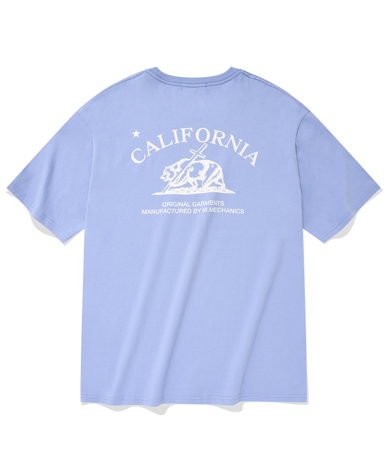 Saint Pain Sp Caliph Bear Logo T-Sky Blue Sky Blue/L