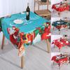 Elegant Red And Green Christmas Table Cloths For Rectangular Tables And Home Decor