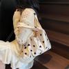 Ins Super Beautiful Embroidered Butterfly Lace Fairy Bag Travel Women's Bag Canvas Bag Literary Large Capacity Casual Shoulder Bag