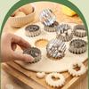 Metal Pastry Cookie Cutter Set Mini Christmas Sandwich Biscuit Baking Molds Xmas Tree Snowflake Gingerbread Shape Cakes Decor