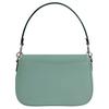 Coach Legacy 26 Logo Leather Shoulder Tote Bag Medium Light Green Women Tote Bag CU099-LHAQM