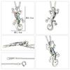 [Shinjuku Gin no Kura] Gecko Lizard Pendant (No Chain) Silver 925 Head Charm Hawaiian Jewelry Shell Gecko