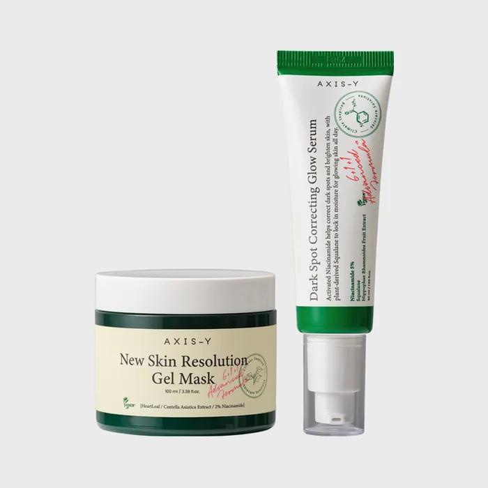 Axisway Glow 2-piece Set (gel Mask 100ml & Glow Serum 50ml)