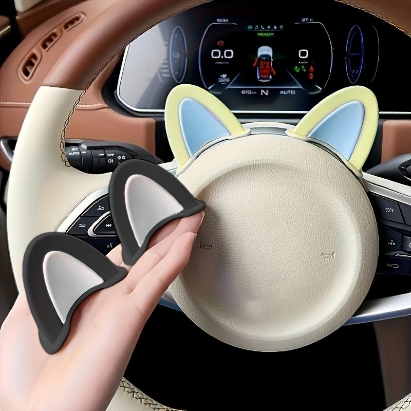 2Pcs Cute Cat Ears Helmet Decoration Motorcycle Electric Stickers Decor Multicolor Motorcycle Helmets Accessories Universal