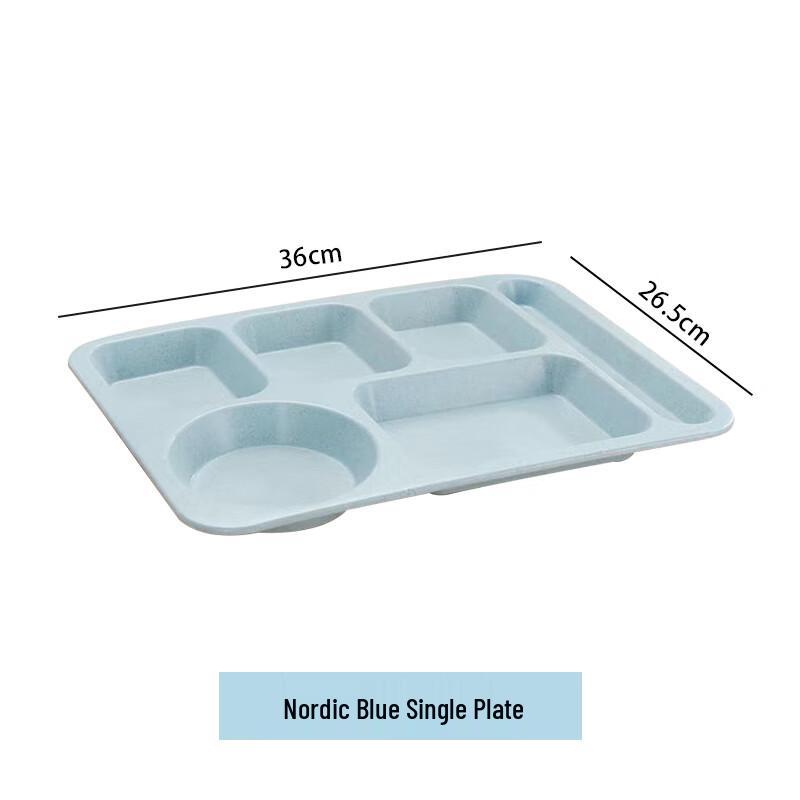 

Nordic Wheat Straw Divided Lunch Tray