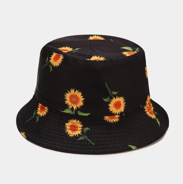 Xuancui Manufacture New Casual Floral Beach Summer Cap Printing Bucket Hat