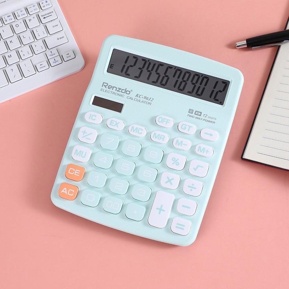 Dual Power Supply Solar Calculator 12 Digits Scientific Calculator  Office School Supplies