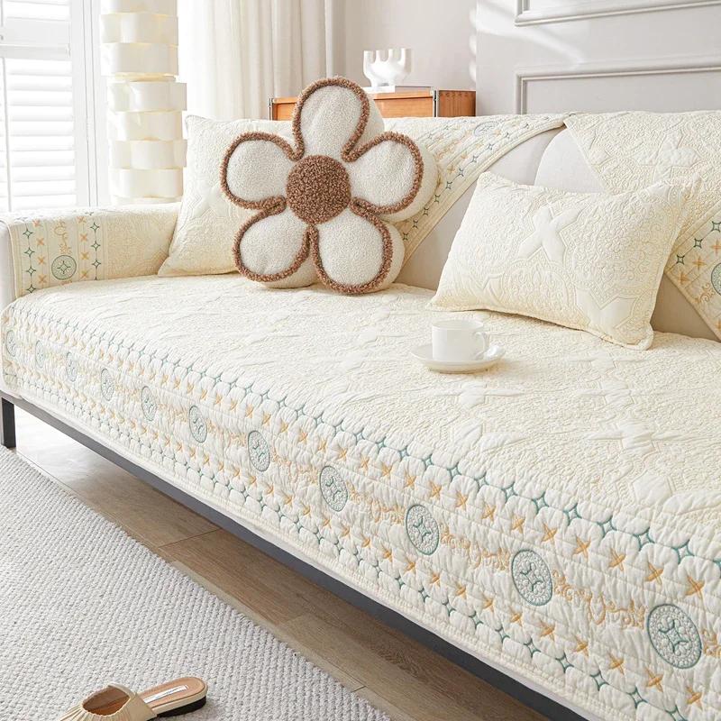 

Роскошный мягкий чехол для дивана для гостиной, нескользящий толстый хлопковый диван, подушка, коврик, простой стиль, плюшевые диваны, полотенце, домашний декор для дивана 30x50 pillowcase 1pc