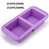 Creative 2/4/6 Grid Silicone Freezer Molds Non-toxic Fresh-keeping Meal Prep Container with Lids Wine Ice Blocks Maker Bar Pub