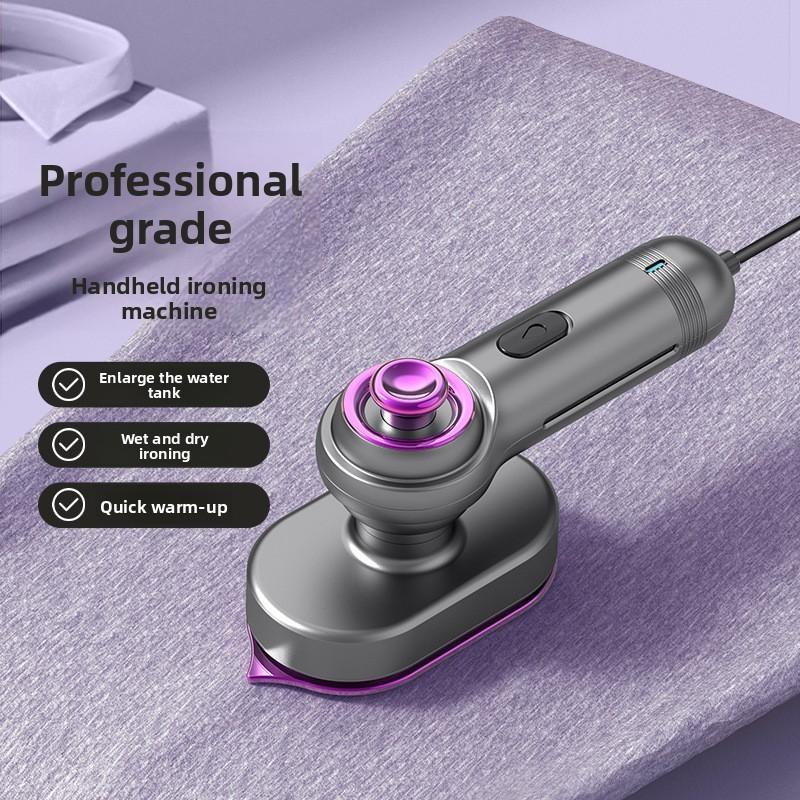 Portable Dry And Wet Handheld Steamer With Rotating Foldable Design For Home Use