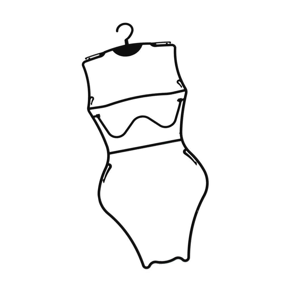 Swimsuit Hanger Storage and Display Coat Hanger Display Rack Bikini Swimwear Hanging Rack for Beachwear Boutiques Window