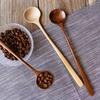 1pc Wooden Soup Spoon, Natural Tableware Cooking Utensil for Kitchen, Multi-Purpose Wood Ladle for Home Catering Wooden Spoons