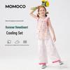 MOMOCO Girl's Summer Sleeveless Two-Piece Set