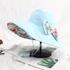 UV Protection Floral Collapsible Sunhat Double Side Wear Fisherman Hats  Vacation