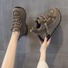 Women's shoes 2026 spring new style height increasing fashionable casual board shoes thick soled dad shoes women