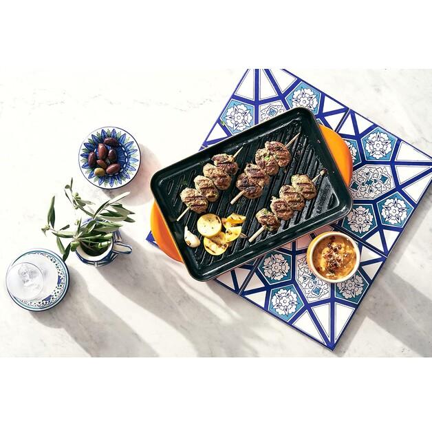 Le Creuset Cast Iron Grill Pan Rectangular 32x22 Cm, Red (20202320900460)