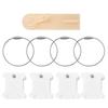 Plastic Floss Bobbin Set CrossStitch Embroidery Thread Management Tool Manual Winding White
