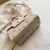 Summer Woven Small Crossbody Bag For Women With Magnetic Closure For Daily Use