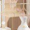 10Pcs Thickened Transparent Glitter Hangers Non-slip Trouser Rack  Clothing Stores