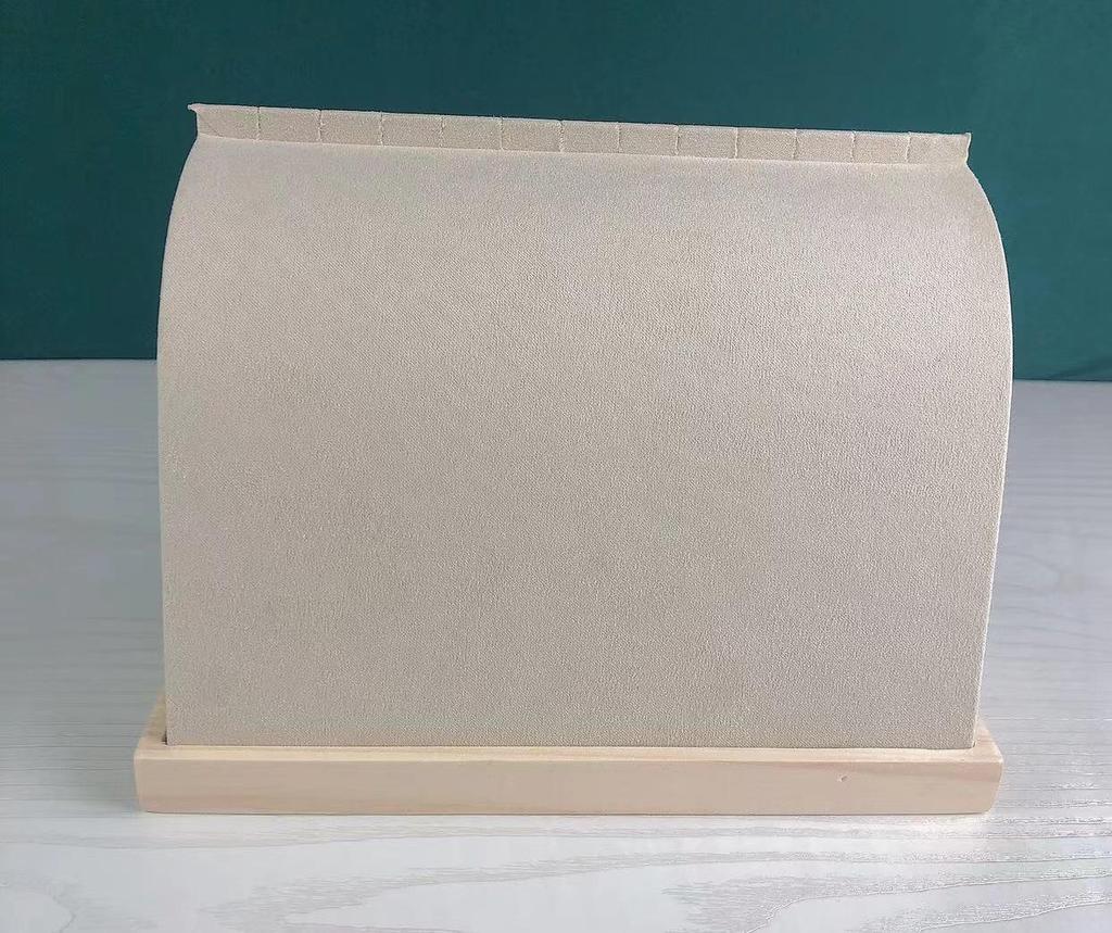 Solid Wood Jewelry Display Stand for Necklaces and Earrings