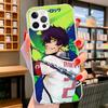 Heißes Anime Blue Lock Cover Handyhülle Für iPhone 16 17 Air 15 14 Pro Max 16E Handyhülle 13 Mini 12 11 7 SE 8 Druckmuster Passform Ca