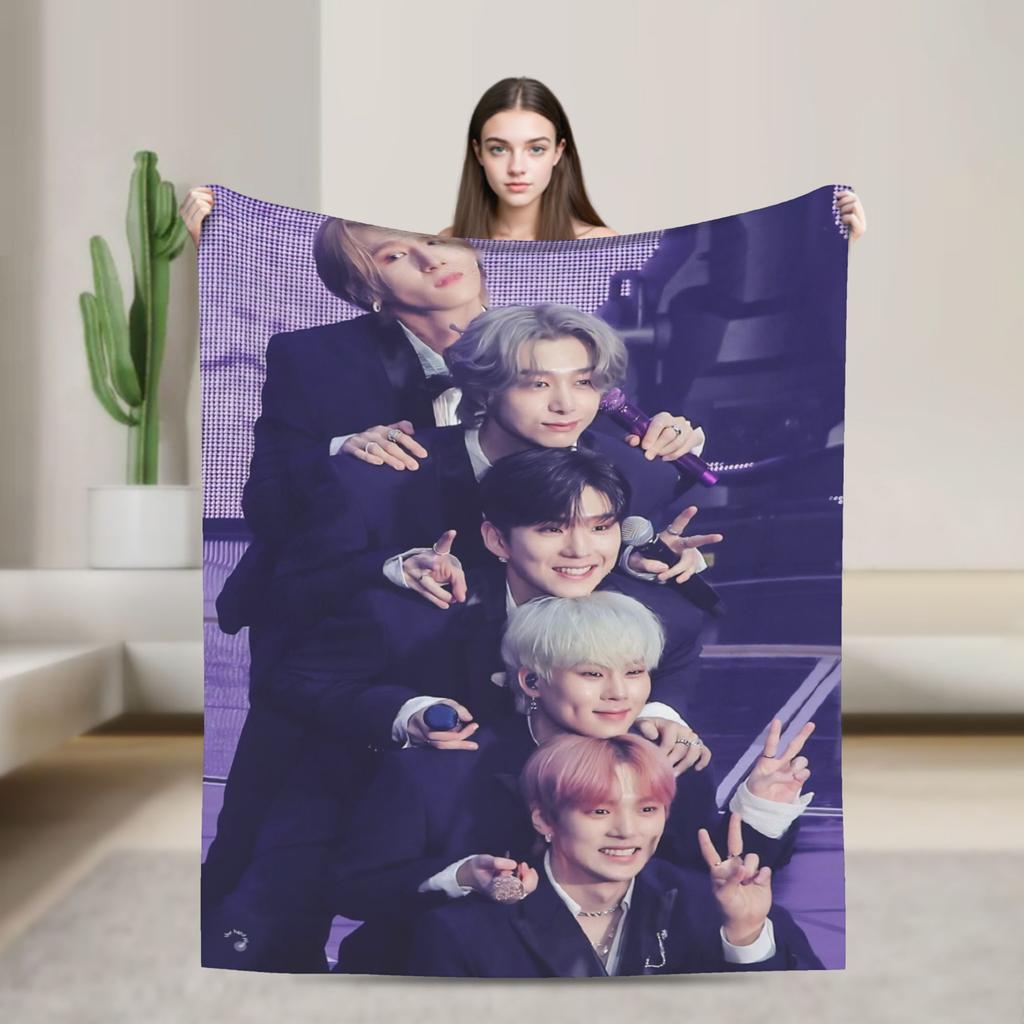 Jooheon Hyungwon Wonho Minhyuk Kihyun IM Blanket Summer Winter Monster Brand Soft Throw Blankets for Bed Outdoor Bedding Throws