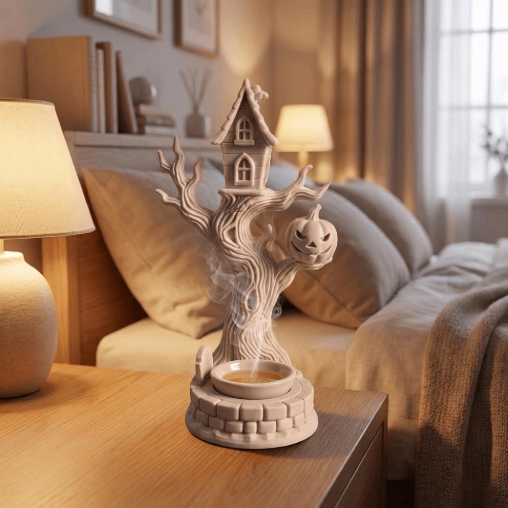 3D Printing Halloween Tree Branch Ornaments Retro Desk Ornaments  Halloween
