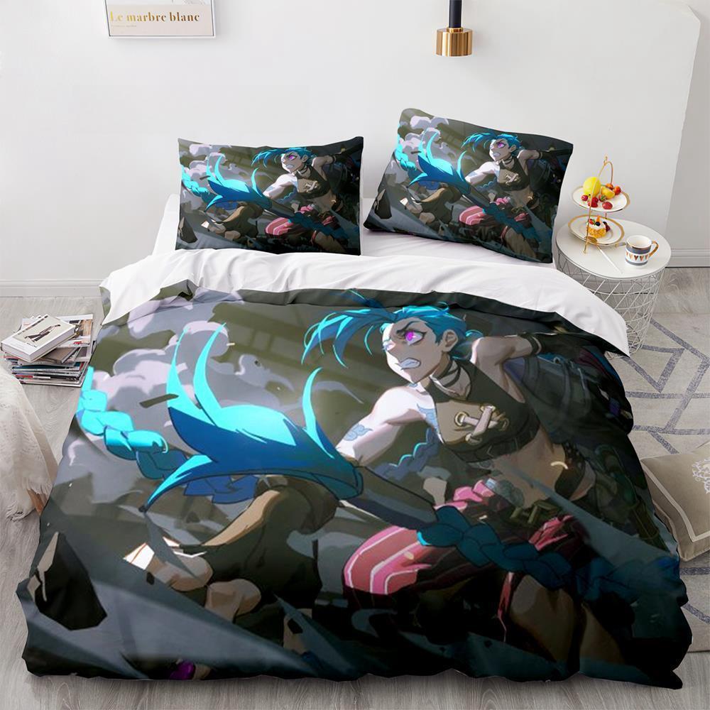 Fashion 3D Print Game League Of Legends Bedding Collection Single Twin Full Queen King Size Bed Collection Adult Kid Bedroom Duvet Cover Collections