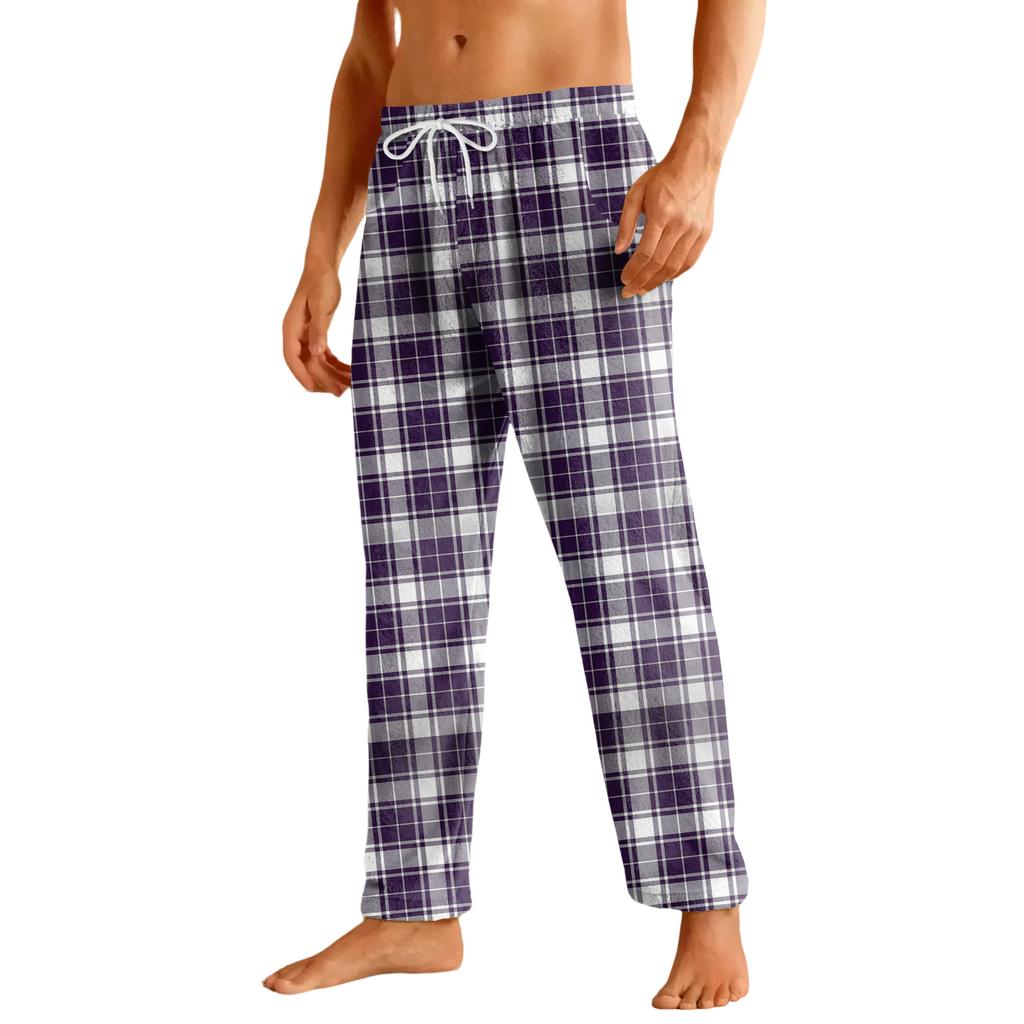 Men's Home Soft Pajama Pants Drawstring With Pockets Casual Sports Pants