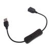 USB Cable with Switches, 1-Pack USB Male to Female Extension Cord Inlines Rockeres On/Off Switches for Driving Recordering