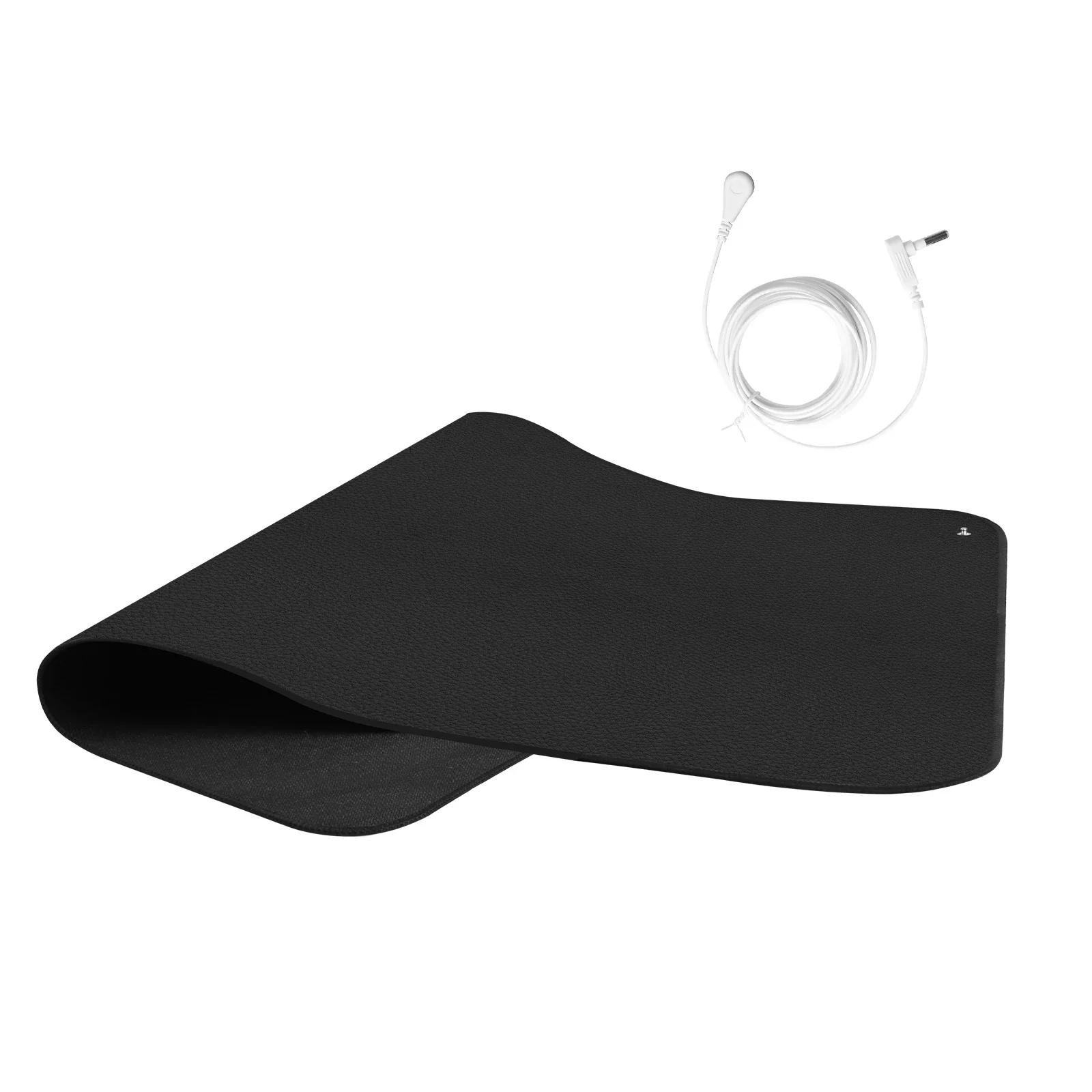 

Grounding Mat Kit Earth Connected Therapy for Sleep Energy Pain Relief Inflammation Balance Wellness for Bed Computer Pet 33X60CM