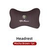 For Alfa Romeo Car Sticker Leather Car Seat Neck And Back Pillow Breathable Accessories For Alfa Romeo 159 Giulietta Giulia 147LG9 