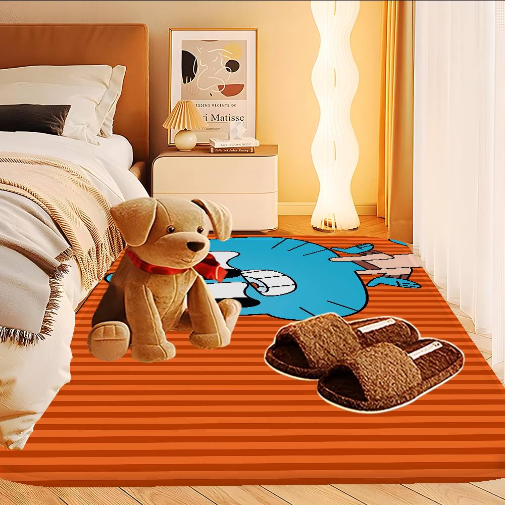 The Amazing World Of Gumball Floor Mat Retro Multiple Choice Living Room Kitchen Rug Non-Slip Modern Home Decor