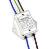 Filter Single Phase 250V Electromagnetic Interferences Suppressors for Continuous and Intermittent Pulse Disturbances