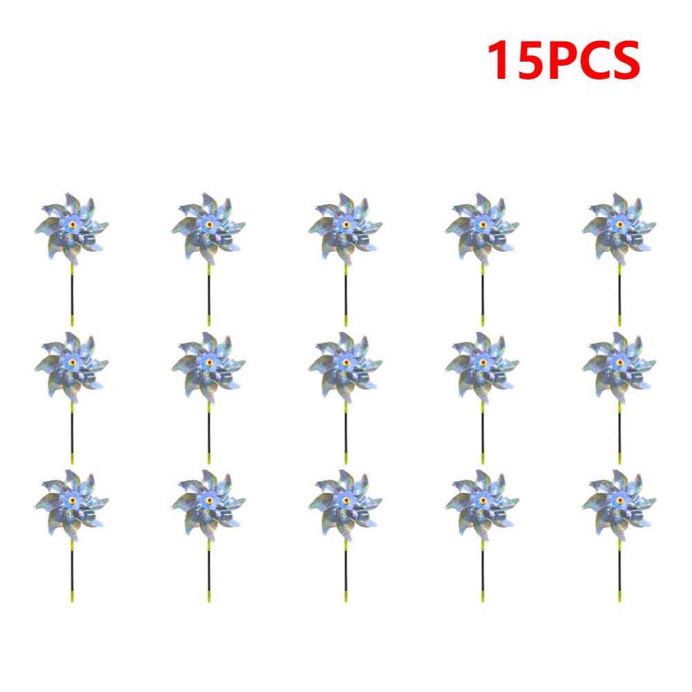 Garden Reflective Windmills Fruit Decoration Bird Repellent Children Kids Easy Installation for Outdoor Garden Lawn Yard