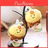 Bee Cute Holding Flower Basket Plush Toy Pendant Keychain For Decoration Bag