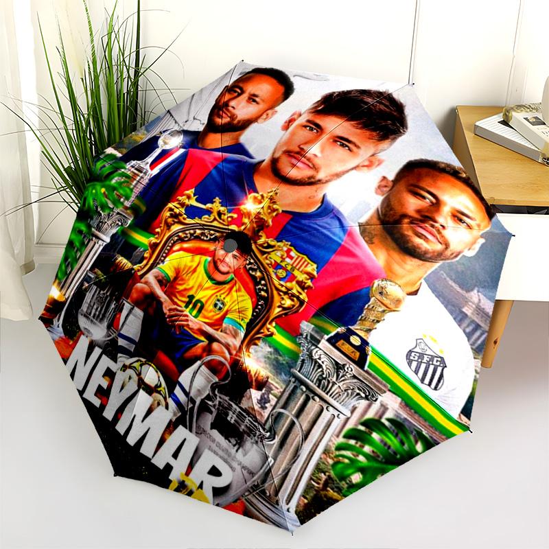 Legends Game: Messi's Journey Folding umbrella Umbrella 8 paraphenoid bones outdoor light printing