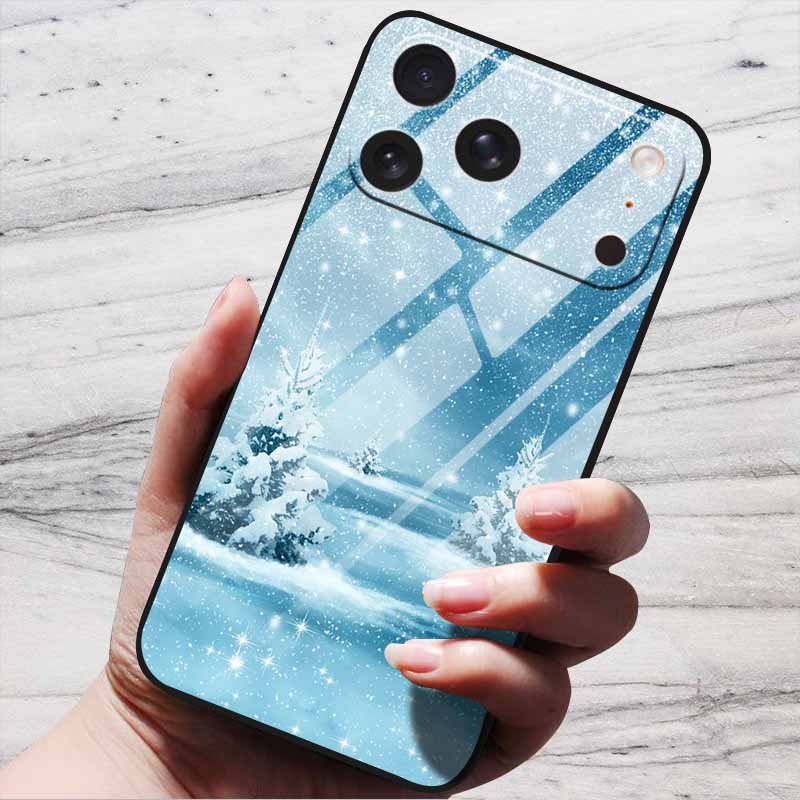 Butterfly Case For iPhone 17 Pro Plus Capa 17 Pro Max iPhone17 Air Bumper Luxury Tempered Glass Hard Back Cover Cute Fund Shell