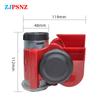 12V 24V Dual Tone Horn Kits Snail Air Horn Waterproof Auto Twin Dual Tone Compact Horn For Car Auto Motorcycle 132db Super Loud