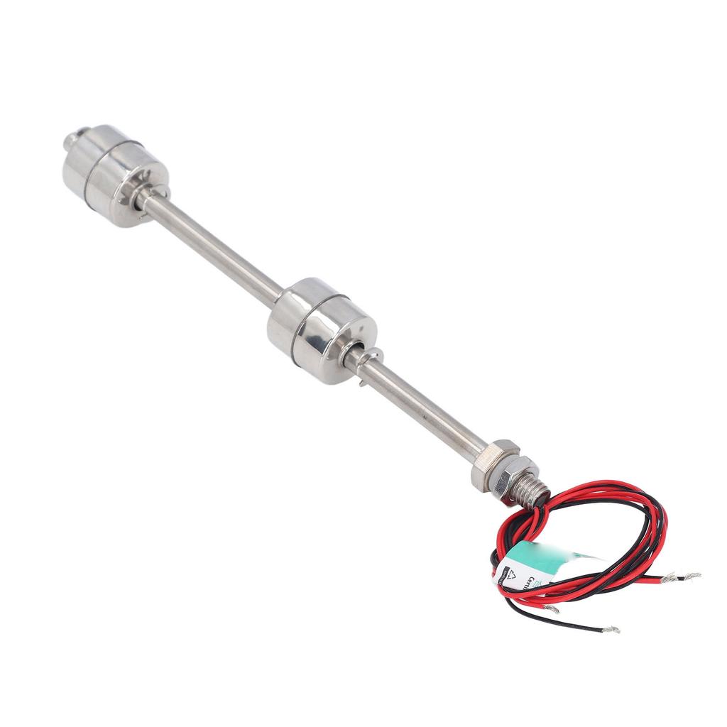 Czujnik poziomu wody z wyłącznikiem pływakowym 200 mm Wysokociśnieniowy ze stali nierdzewnej Podwójny pływak kulkowy Czujnik wyłącznika pływakowego