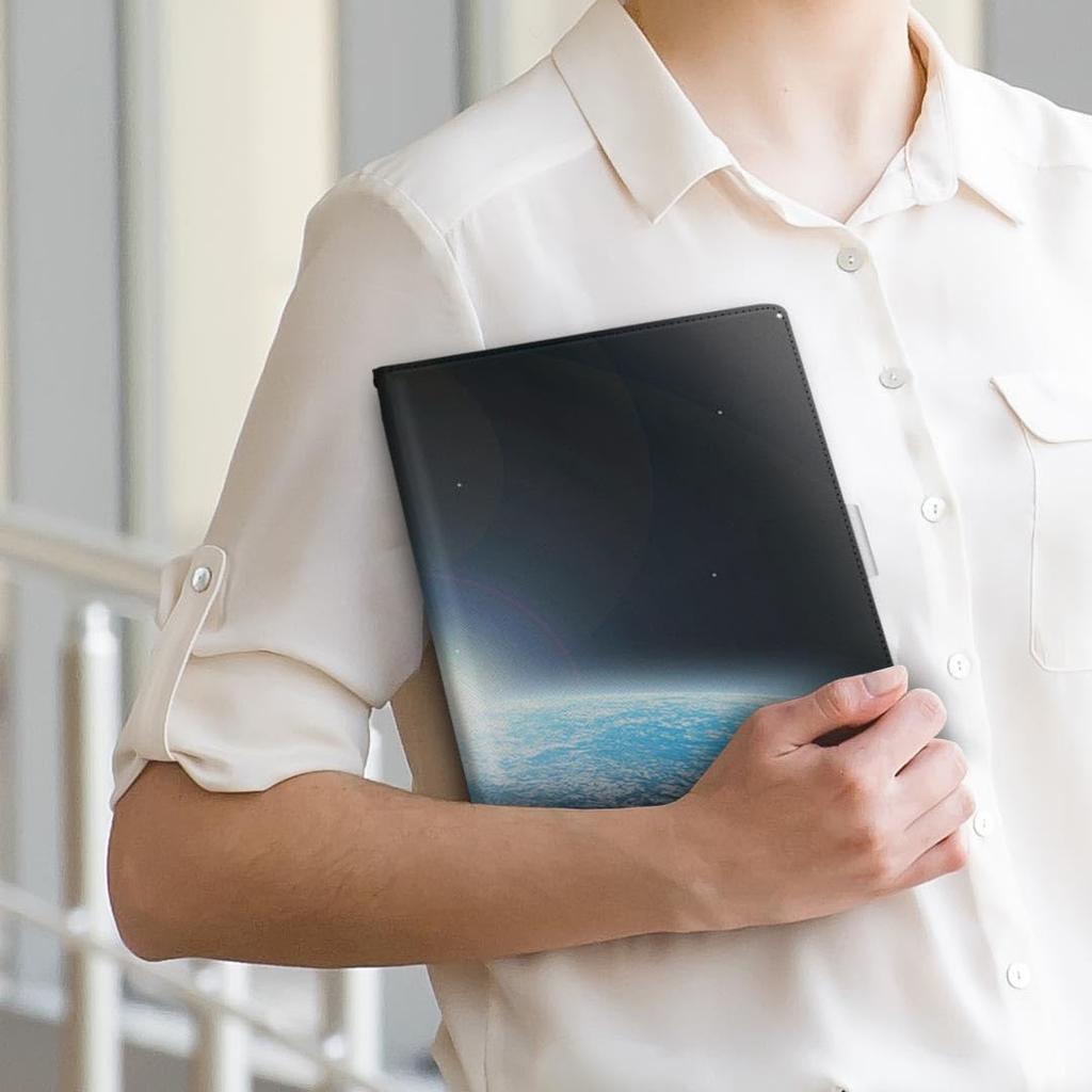 igcase Fire HD 8 released in Exclusive notebook direct pasting earth photo 003267 (8th generation, 2018) case, type, cover, type, cool, space,