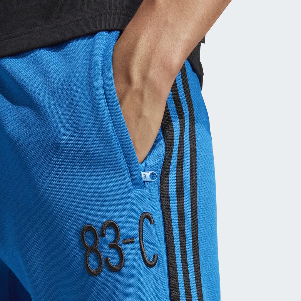 Adidas Originals Trefoil Embroidered Straight-Leg Track Pants Men Bottoms Bright-Blue IA2464