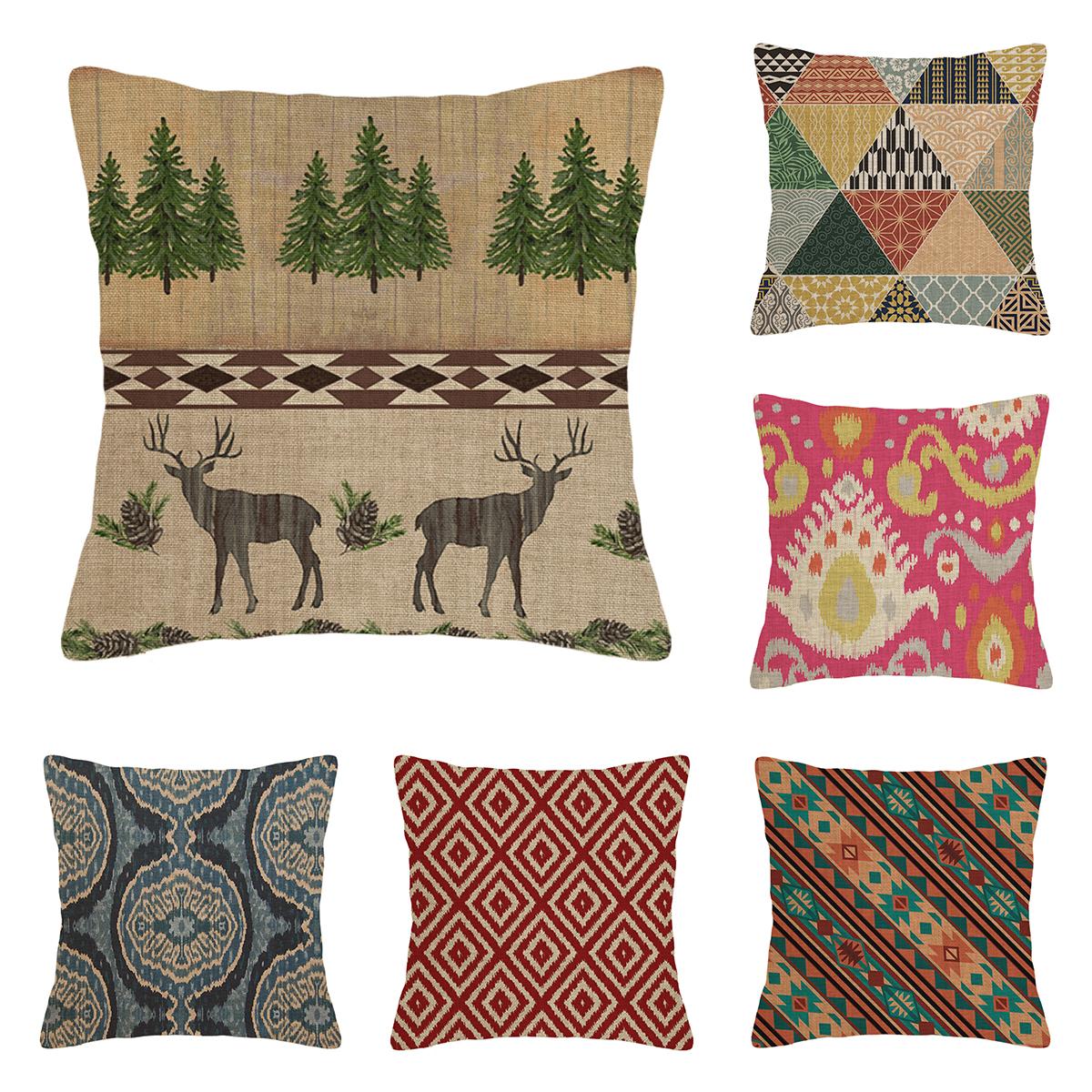 Tonnika Chen Unisex Home Living Room Modern Decoration Cushion Decoration Pillow Cover 45*45 40X40cm 60X60cm 45X45cm Persian Pattern 50X50cm Boho