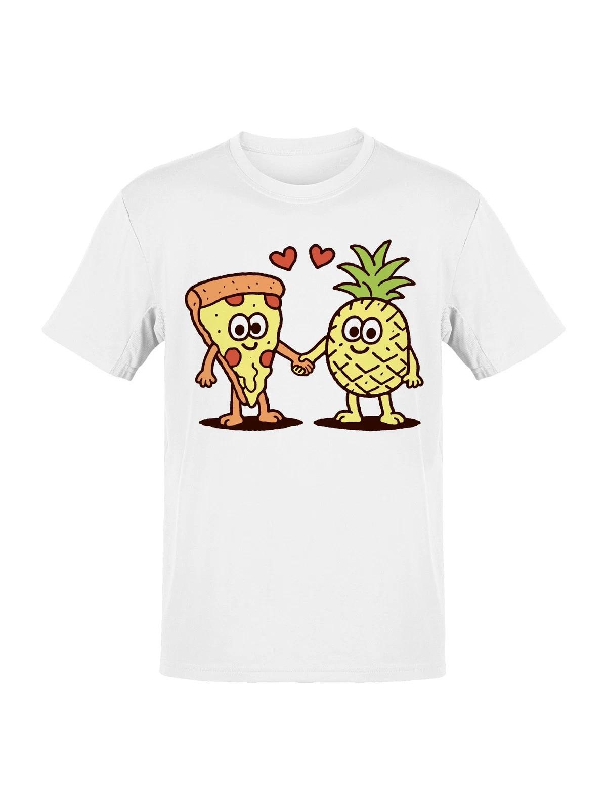 Pizza Meets Pineapple: Forever Friends Men s T-shirt S