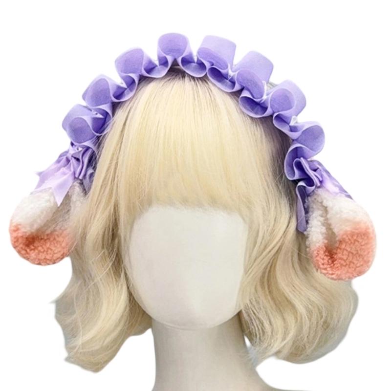 Bows Hairbands Adorkable Photo Props Halloween Anime Headbands Party Headpiece Fun Headbands for Music Festivals