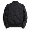 Men's High-Quality Down Cotton Baseball Collar Cardigan Solid Color Jacket